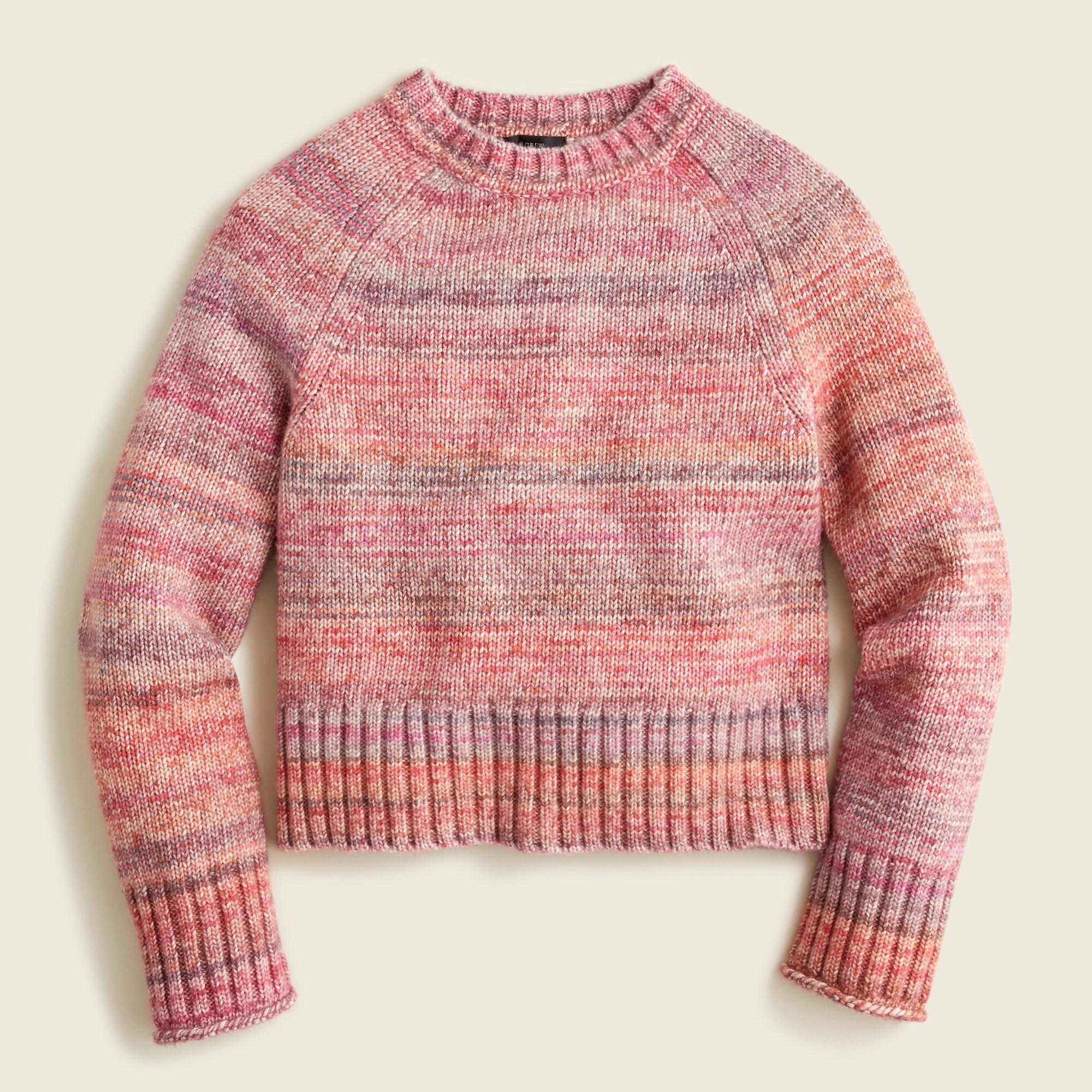 Italian space-dyed sweater