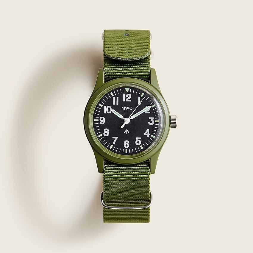 j.crew: mwc™ classic military watch for men, right side, view zoomed