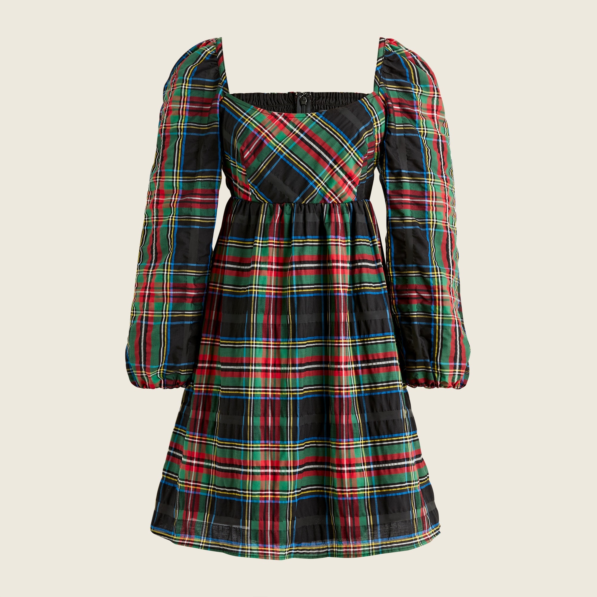 J crew plaid best sale dress