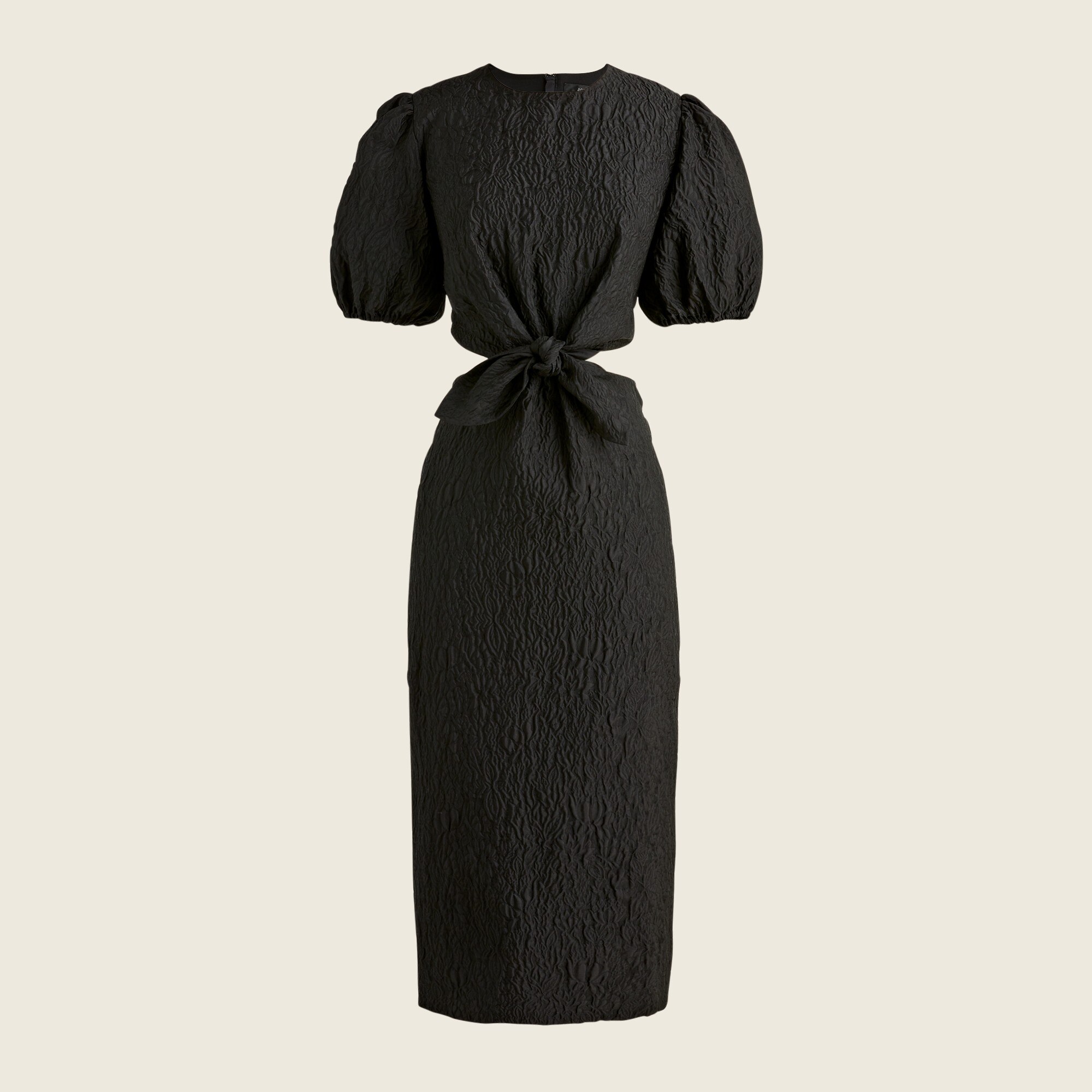 Collection cutout dress in textured organza