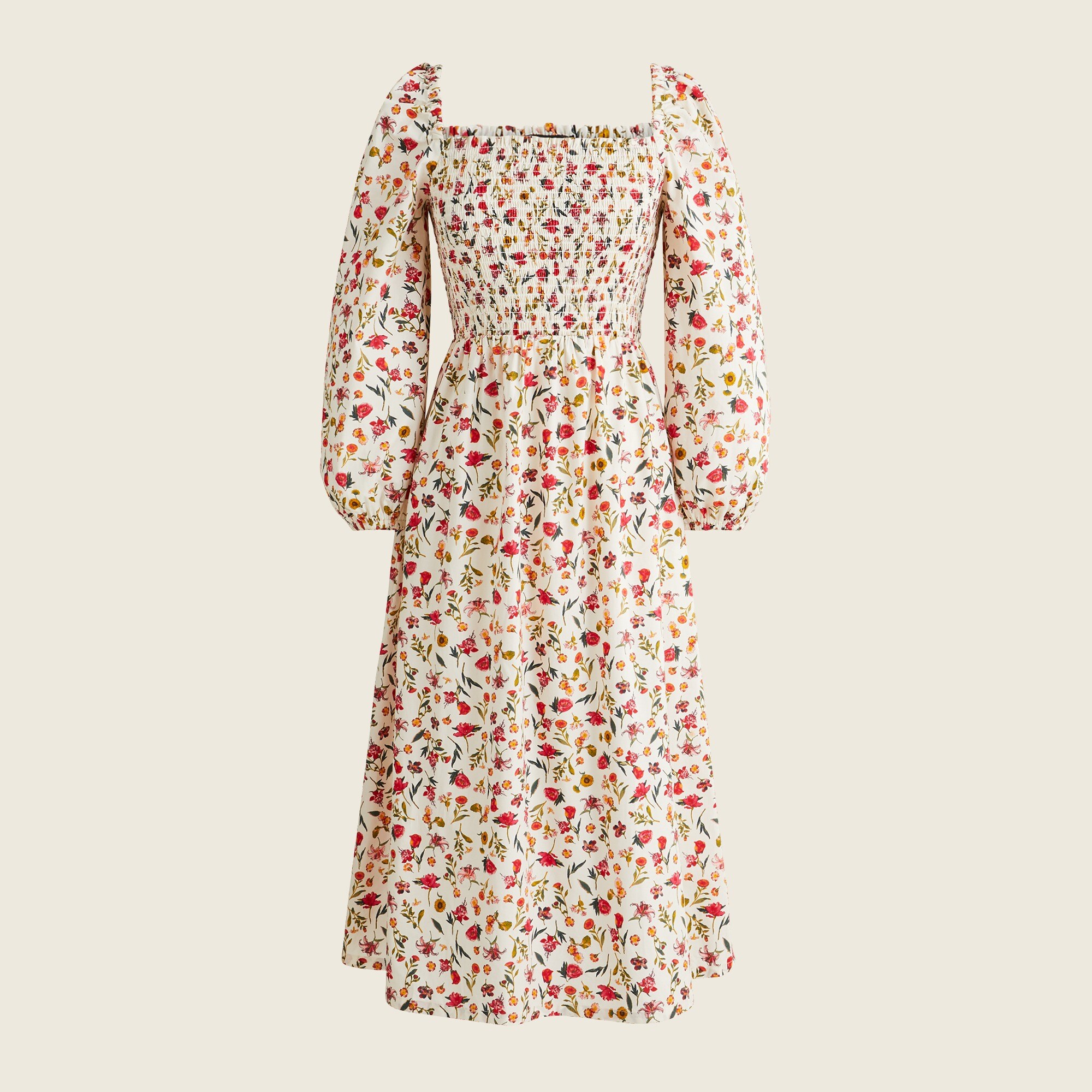 タグ付 未使用 French Bouquet Puff Sleeve Dress Givenchy Puff Sleeve Floral Dress