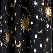 Tie-front Lurex® dress in celestial print WINTER SKY NAVY j.crew: tie-front lurex® dress in celestial print for women