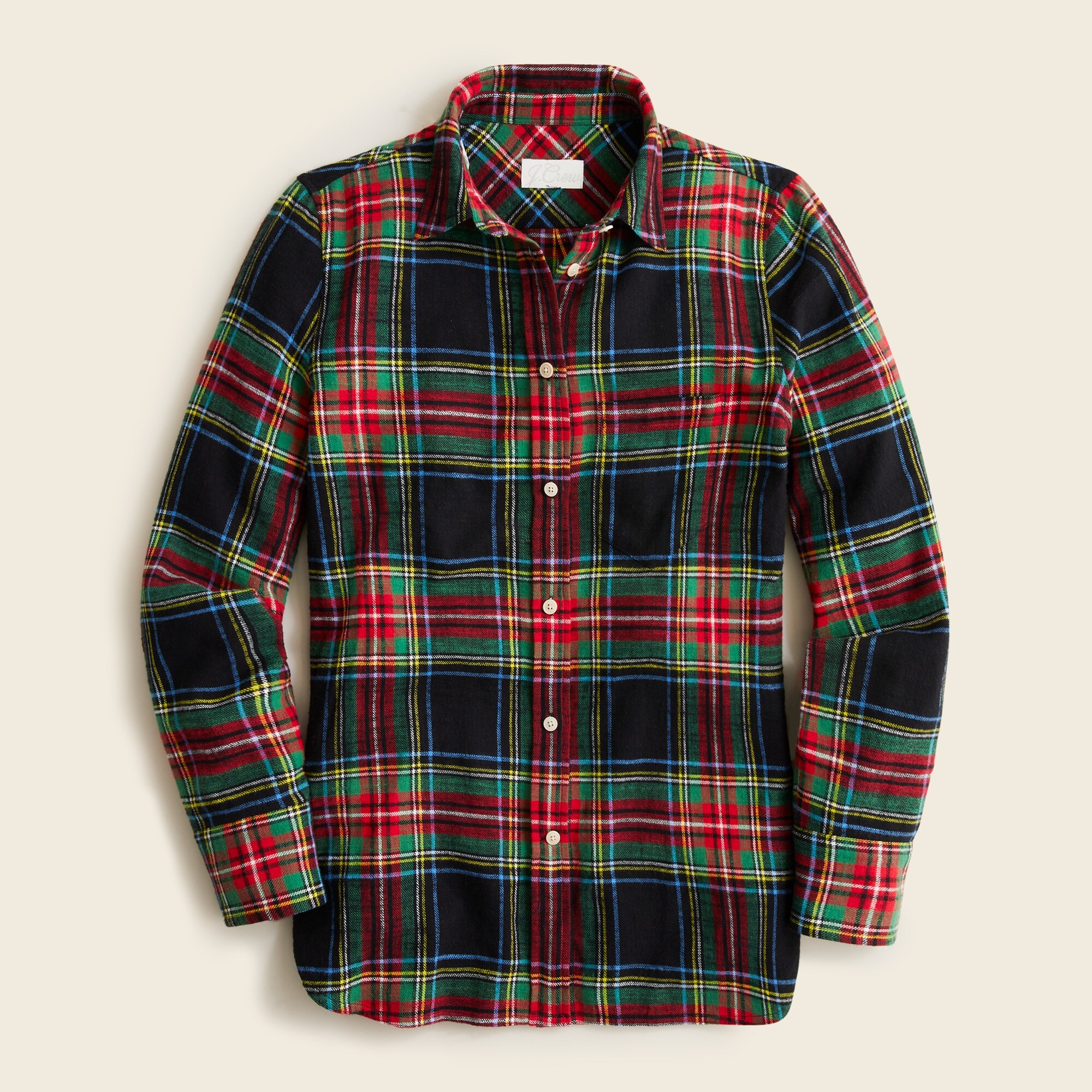 J.Crew Classic fit Flannel Shirt In Stewart Tartan For Women