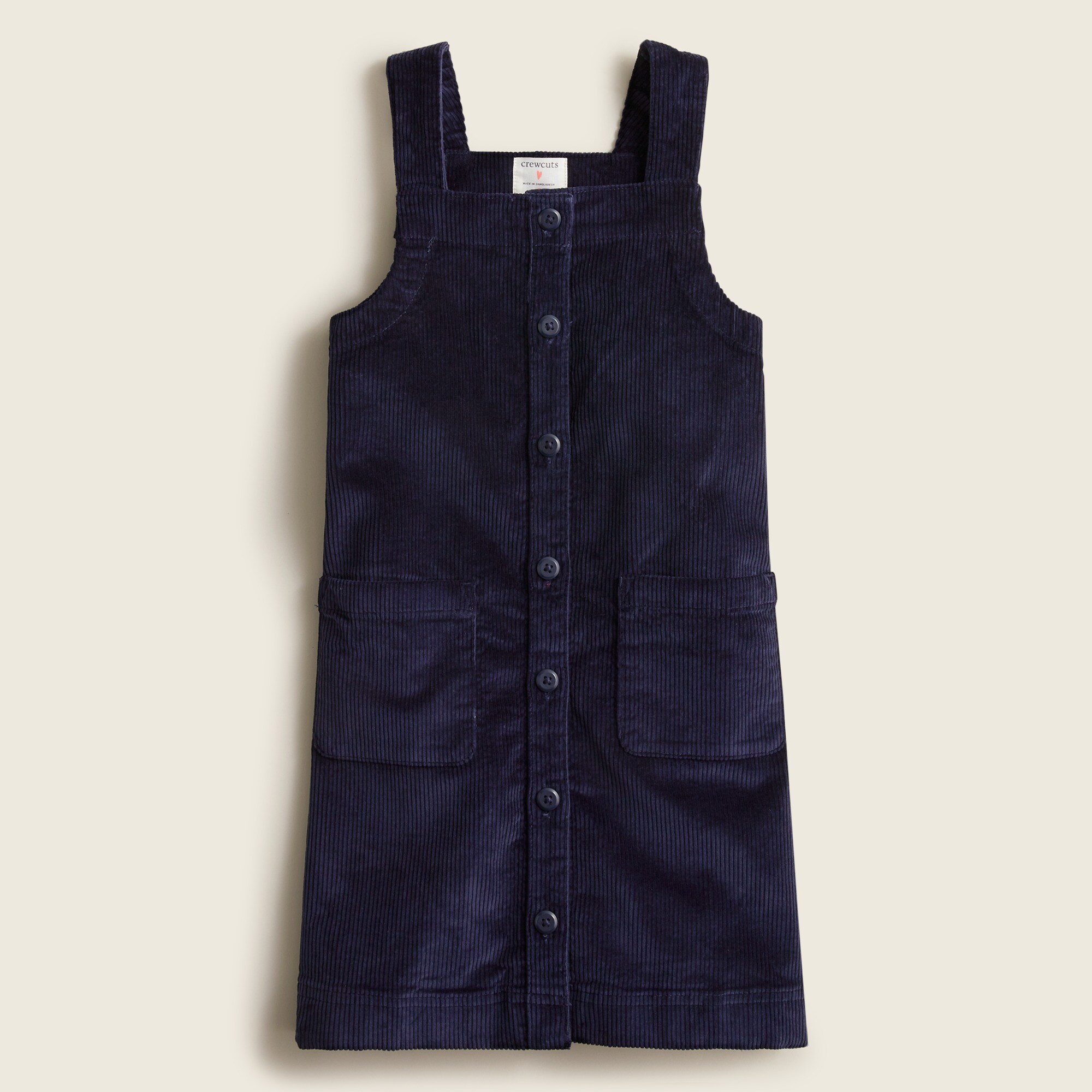 chinese dress ladies Makemake Organics Organic Corduroy Pinafore Dress