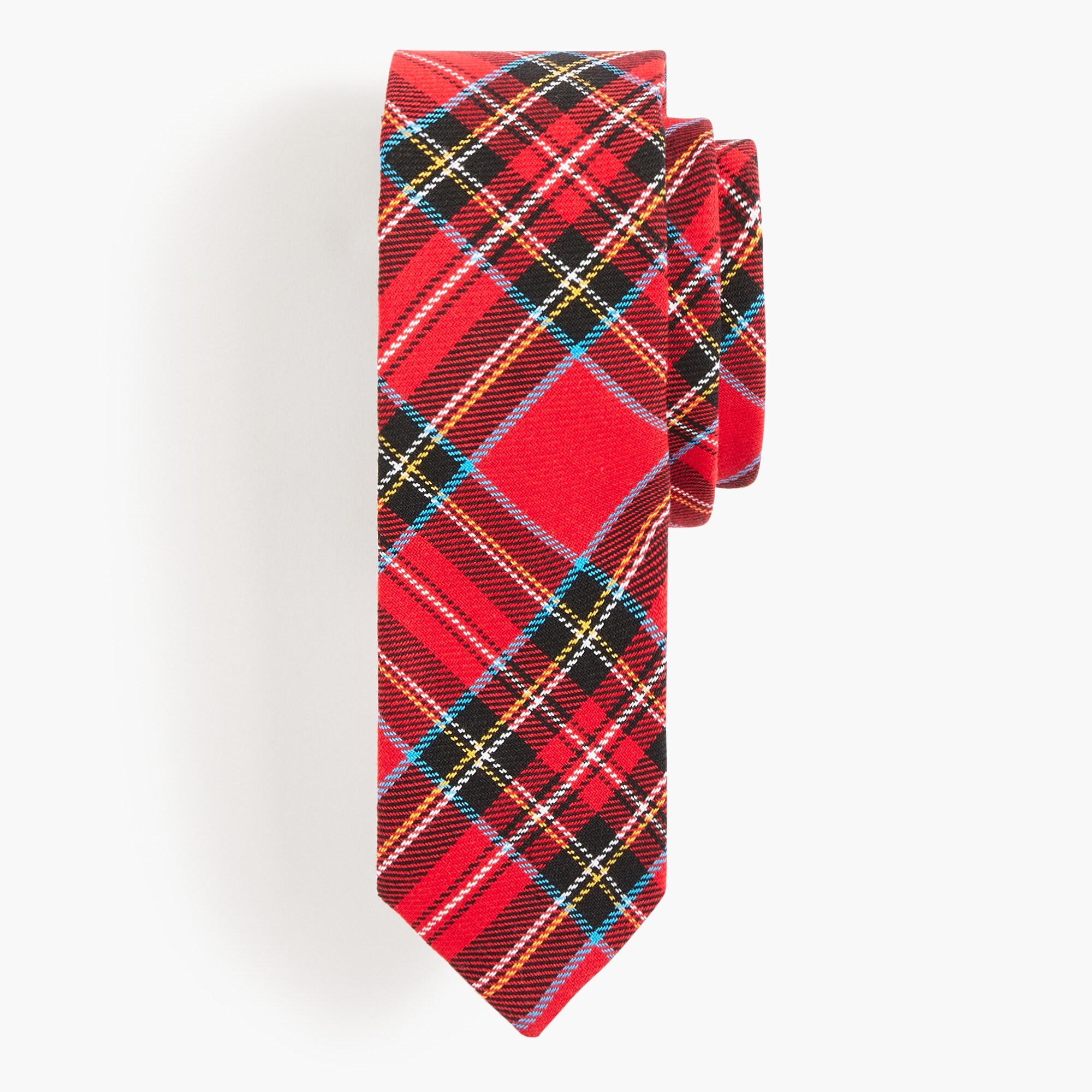 tartan tie for men
