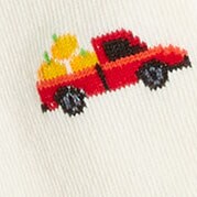 Pumpkin truck trouser socks IVORY PUMPKIN pumpkin truck trouser socks for women
