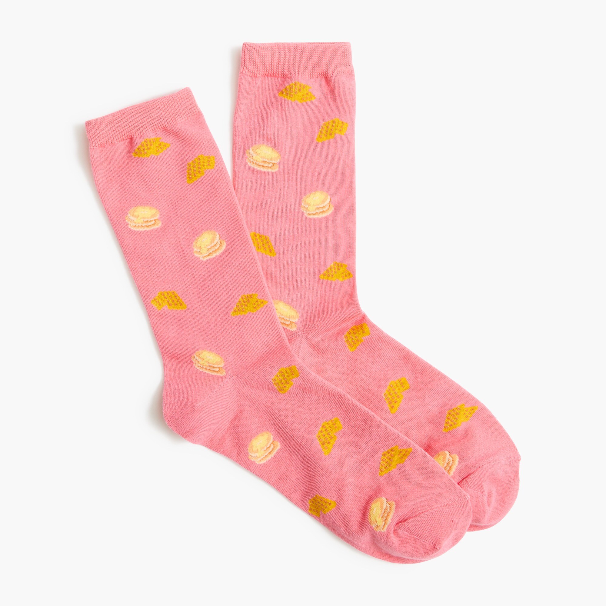 Pancakes and waffles trouser socks