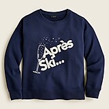 University terry "Après Ski" sweatshirt