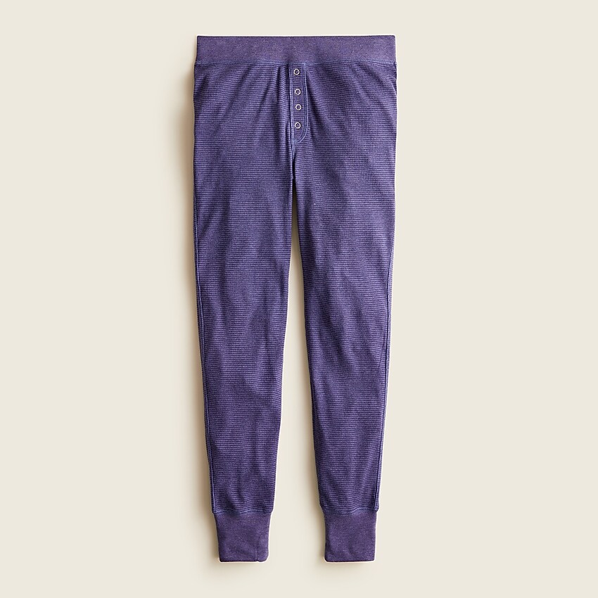 j.crew: lightweight waffle base-layer jogger pant for women, right side, view zoomed