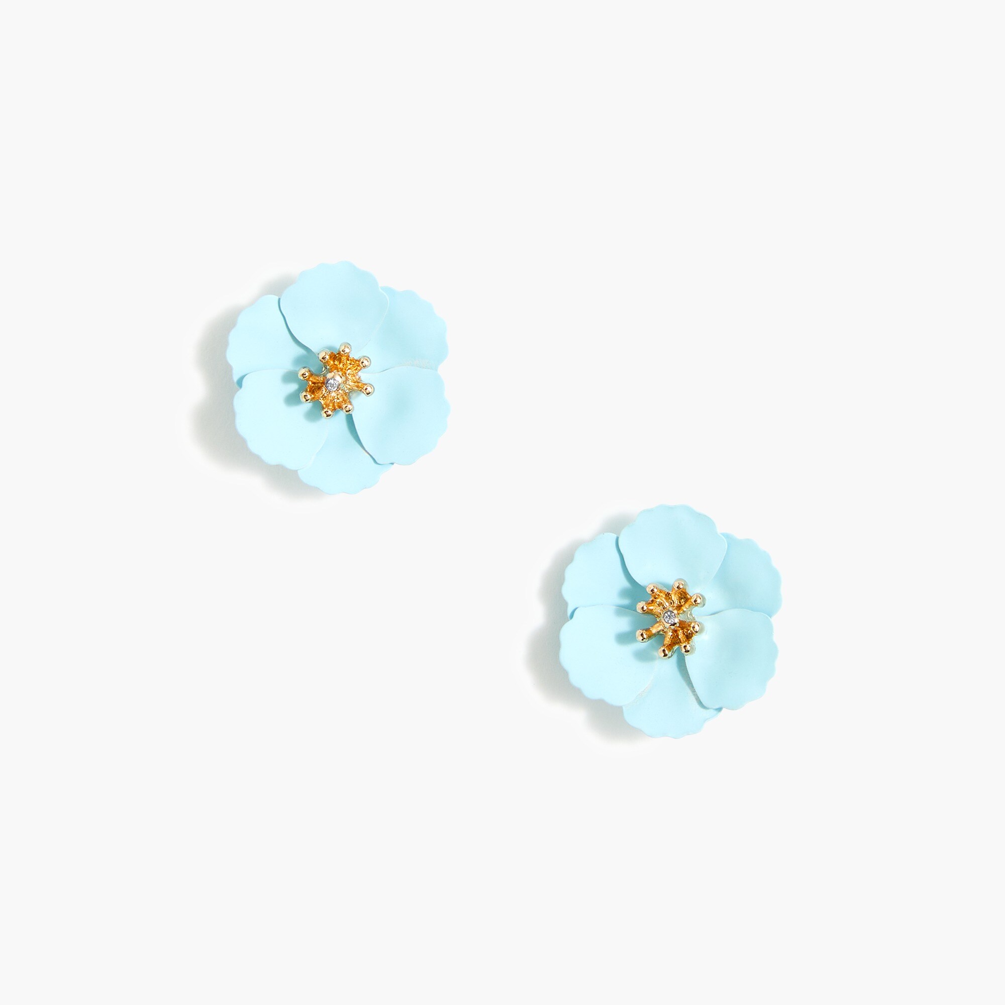 Floral stud earrings