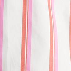 Relaxed-fit washed cotton poplin shirt in pink stripe ROGERS STRIPE IVORY j.crew: relaxed-fit washed cotton poplin shirt in pink stripe for women