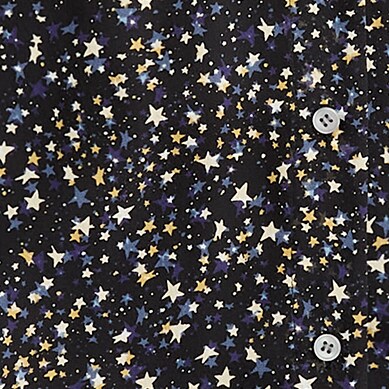 Sheer silk chiffon button-up top in starry sky print BLACK j.crew: sheer silk chiffon button-up top in starry sky print for women