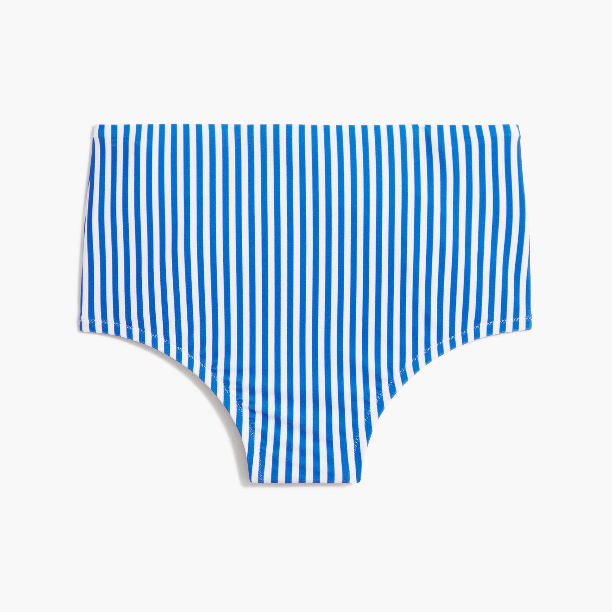  Printed high-waisted bikini bottom