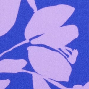 Printed high-waisted bikini bottom REGAL BLUE VIOLET