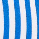 Printed french bikini top with ruffles BRILLIANT PLUM REGAL BL factory: printed french bikini top with ruffles for women