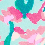 Ruffle french bikini top BRIGHT SPEARMINT MULTI