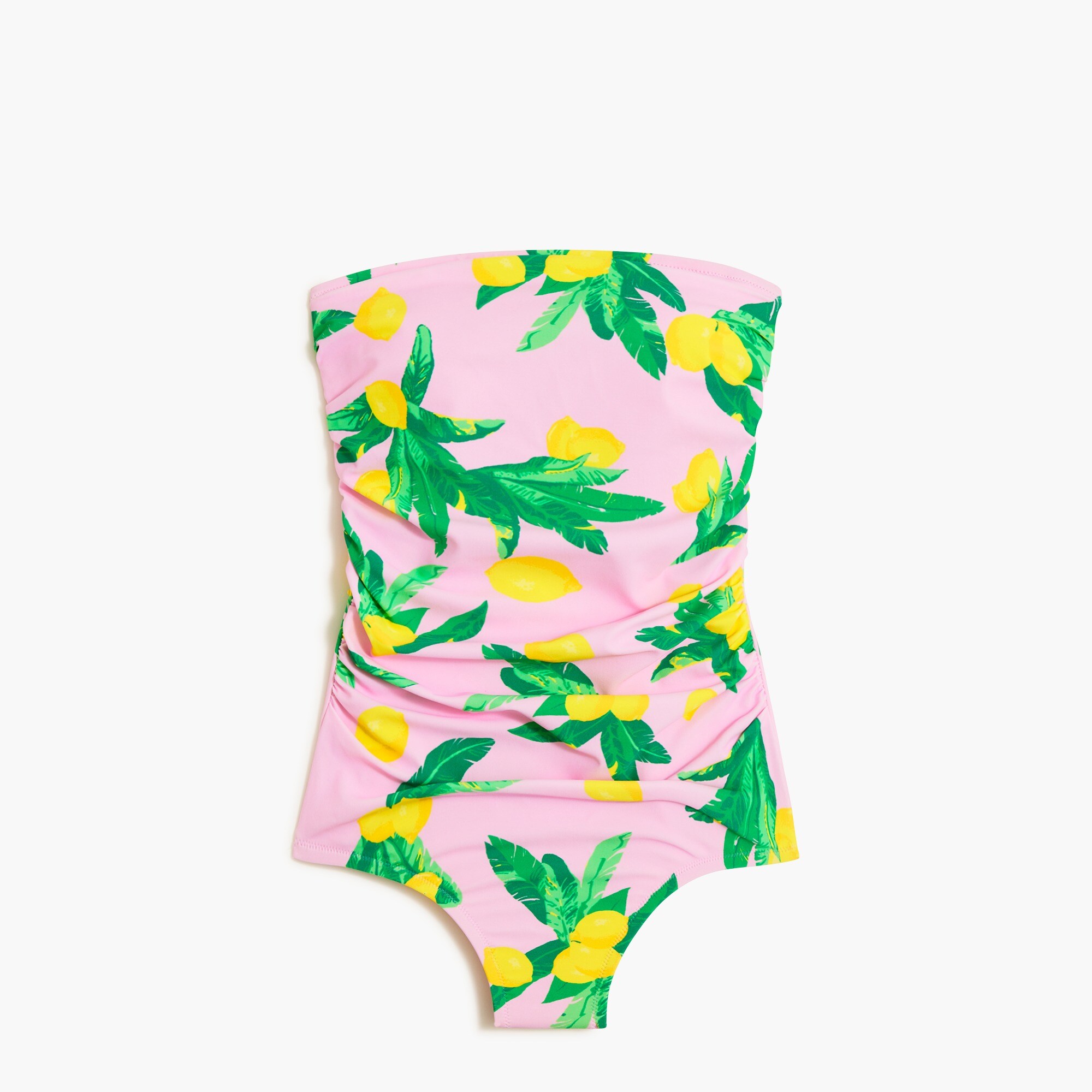 womens Printed strapless one-piece swimsuit
