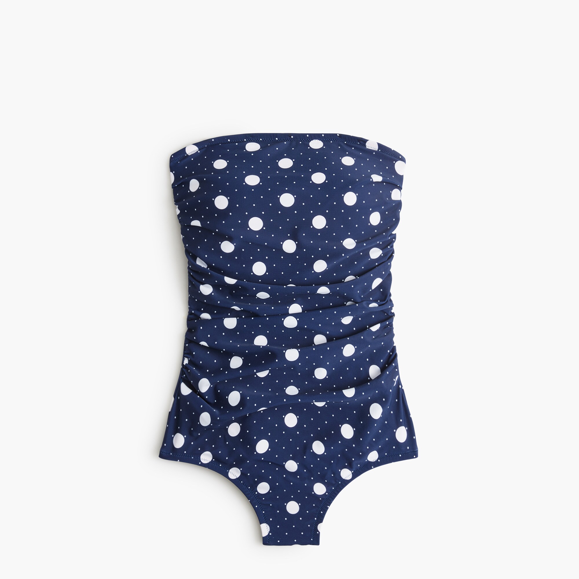 printed strapless one-piece swimsuit for women