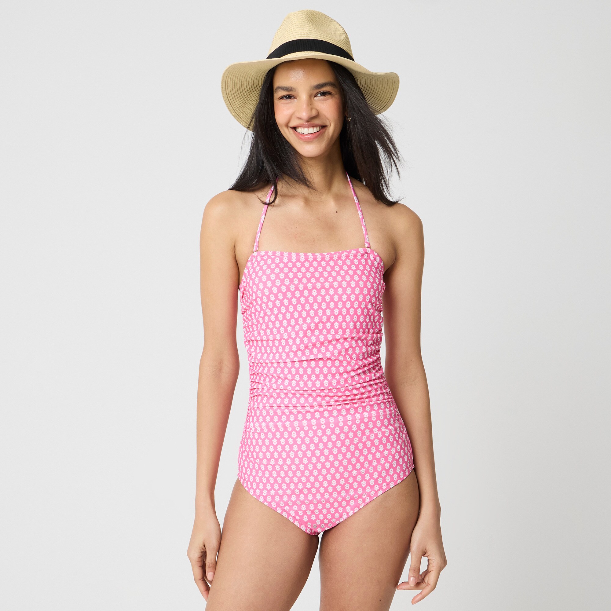 Printed Strapless One-piece Swimsuit For Women | Factory