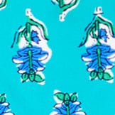 Printed strapless one-piece swimsuit FROSTED AQUA MULTI