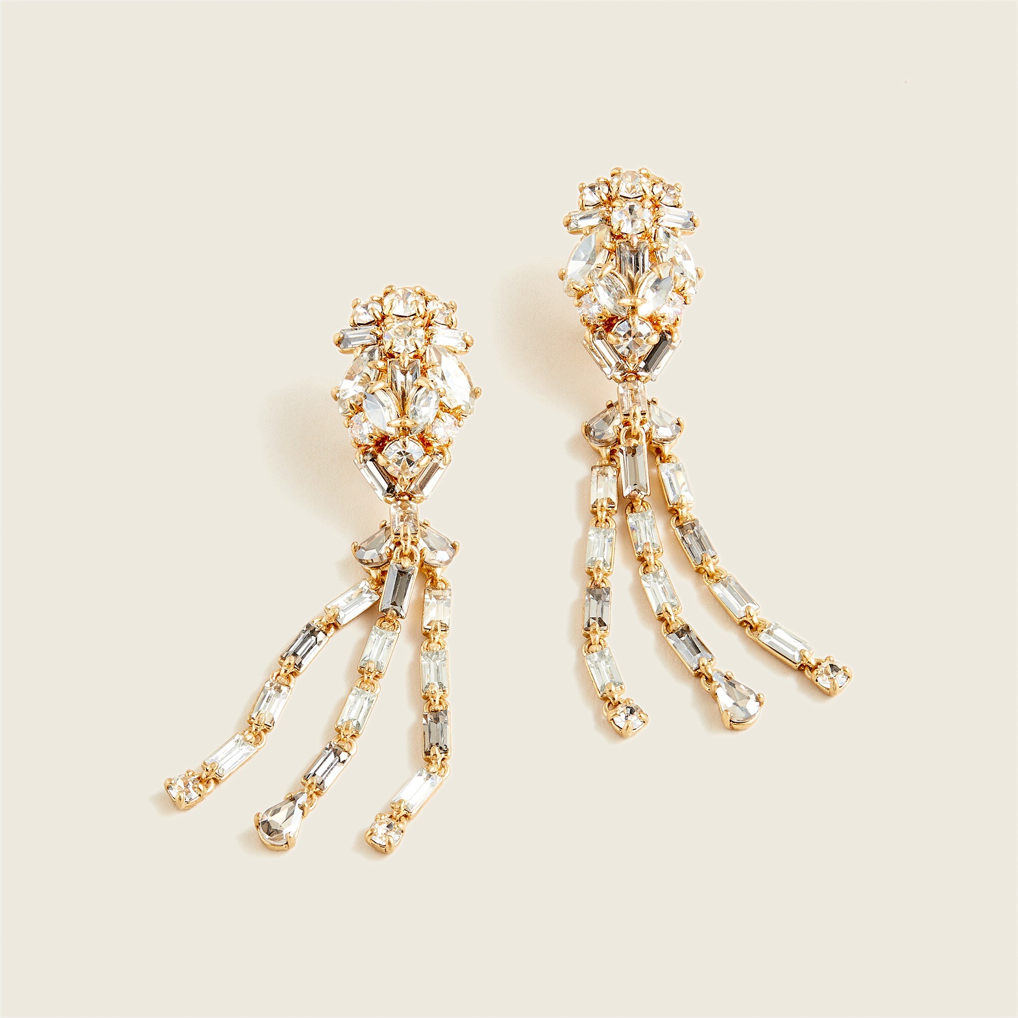 Colorful sparkle drop earrings