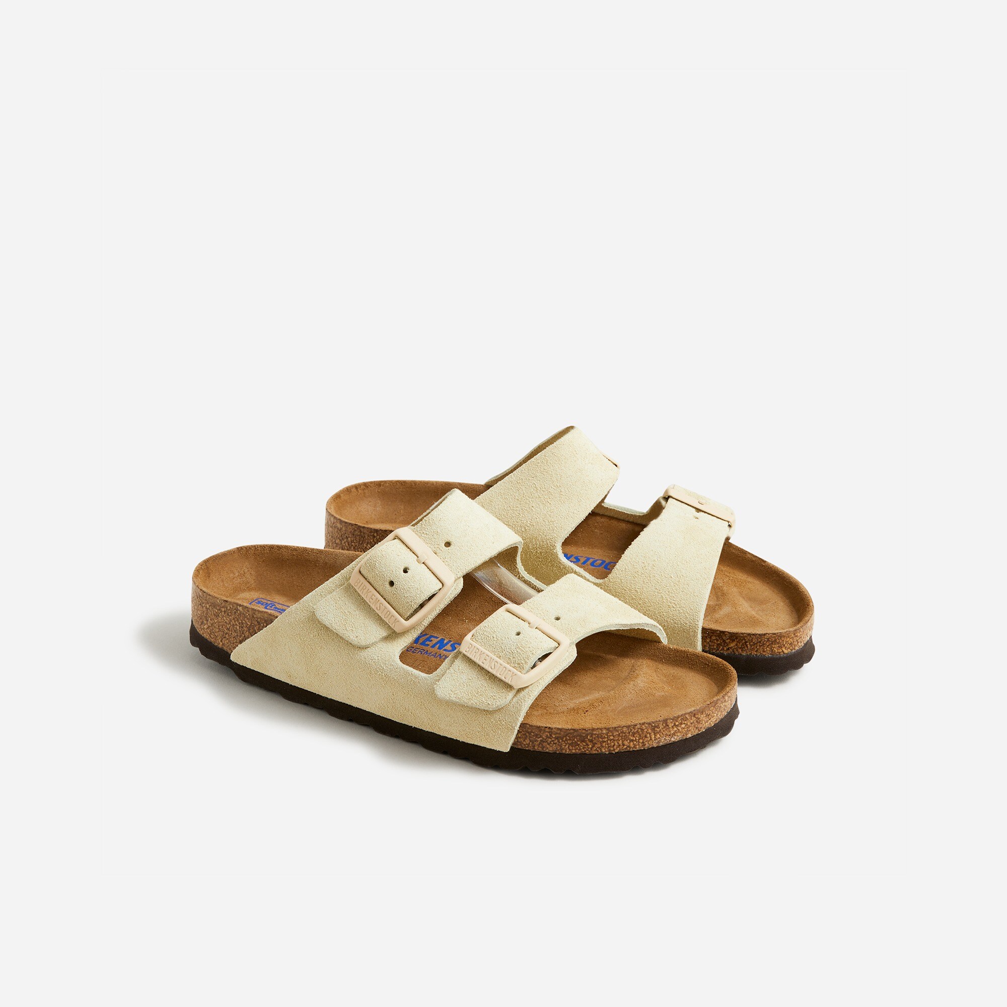 Women's Birkenstock® Arizona soft footbed sandals in suede