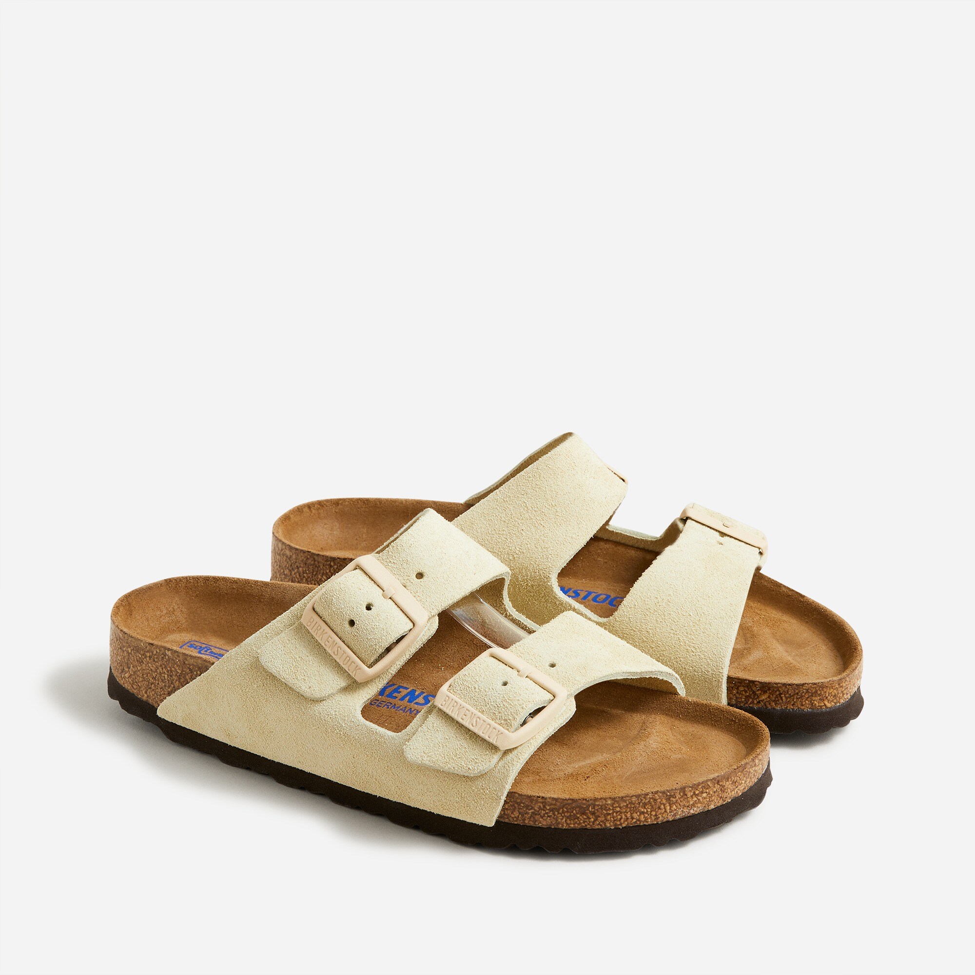 Women's Birkenstock® Arizona soft footbed sandals in suede