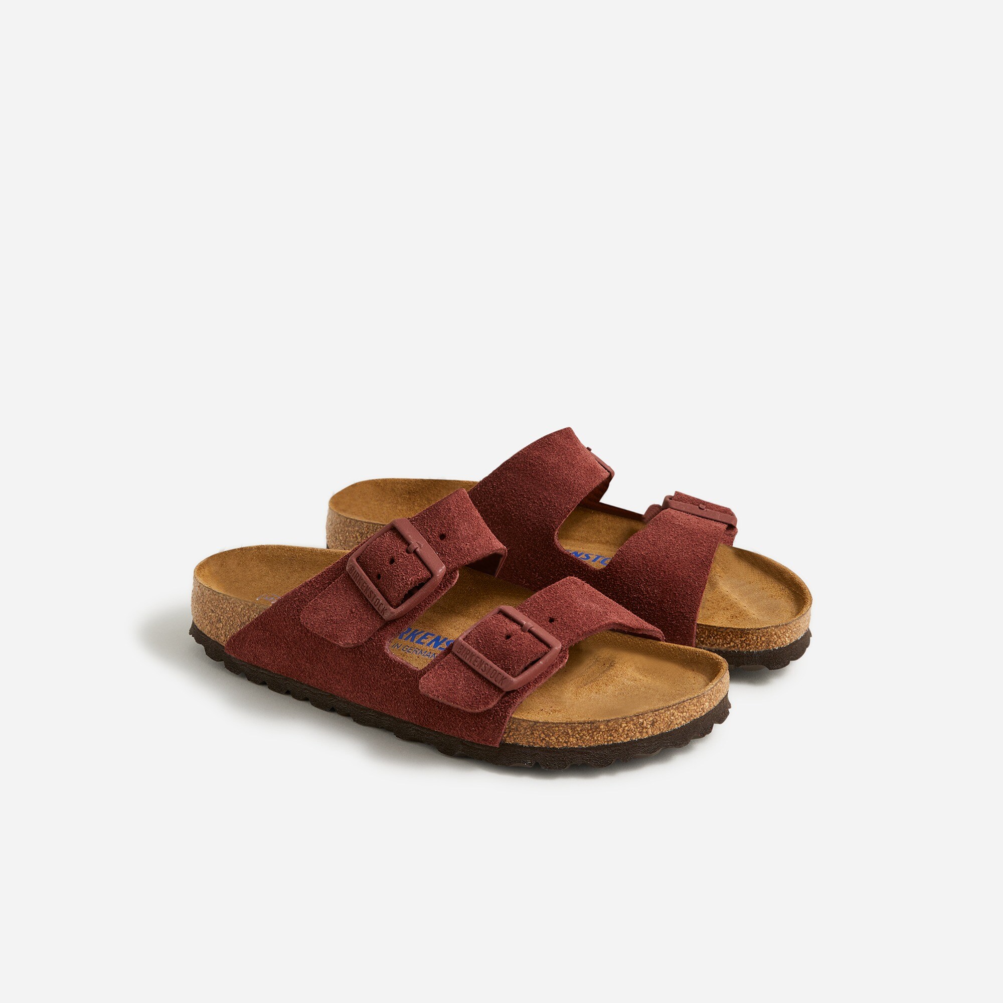 Women's Birkenstock® Arizona soft footbed sandals in suede