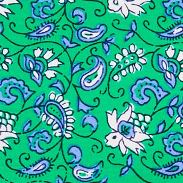 Printed high-waisted bikini bottom BRIGHT SPEARMINT MULTI 