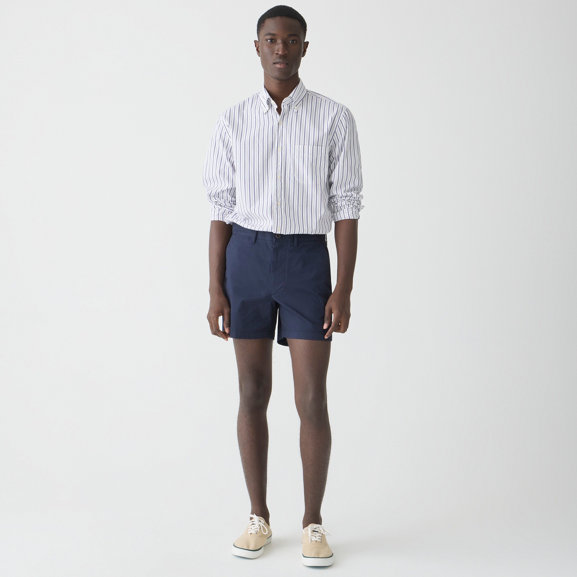5" stretch chino short