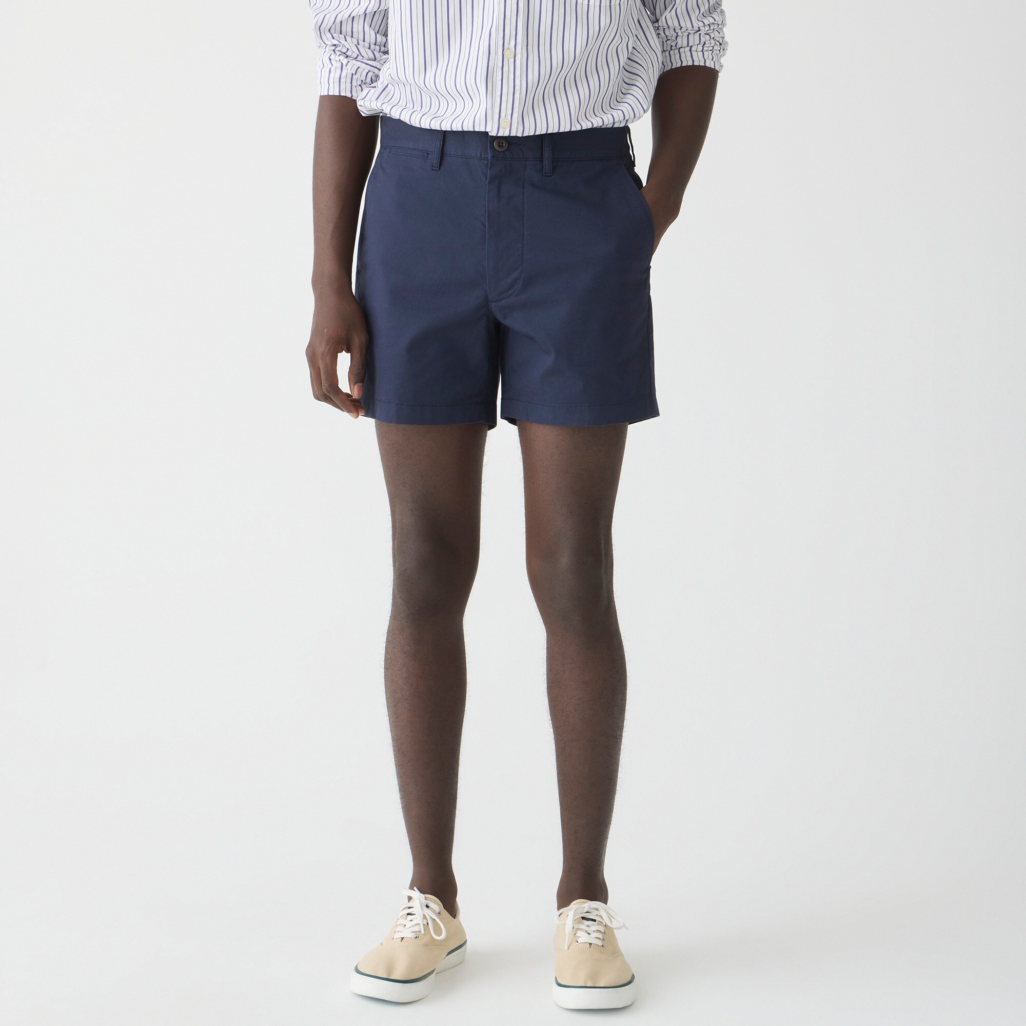 j.crew: 5&quot; stretch chino short for men