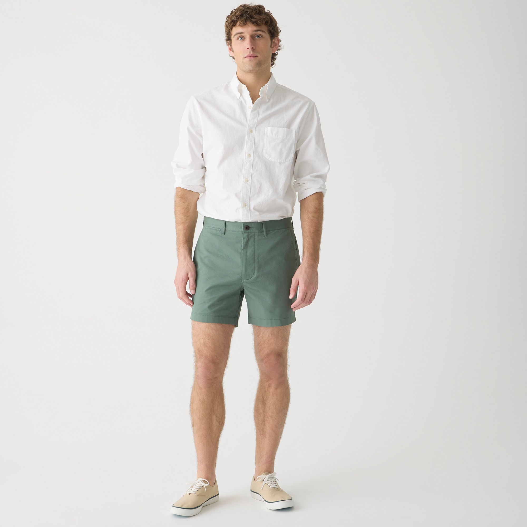5" stretch chino short