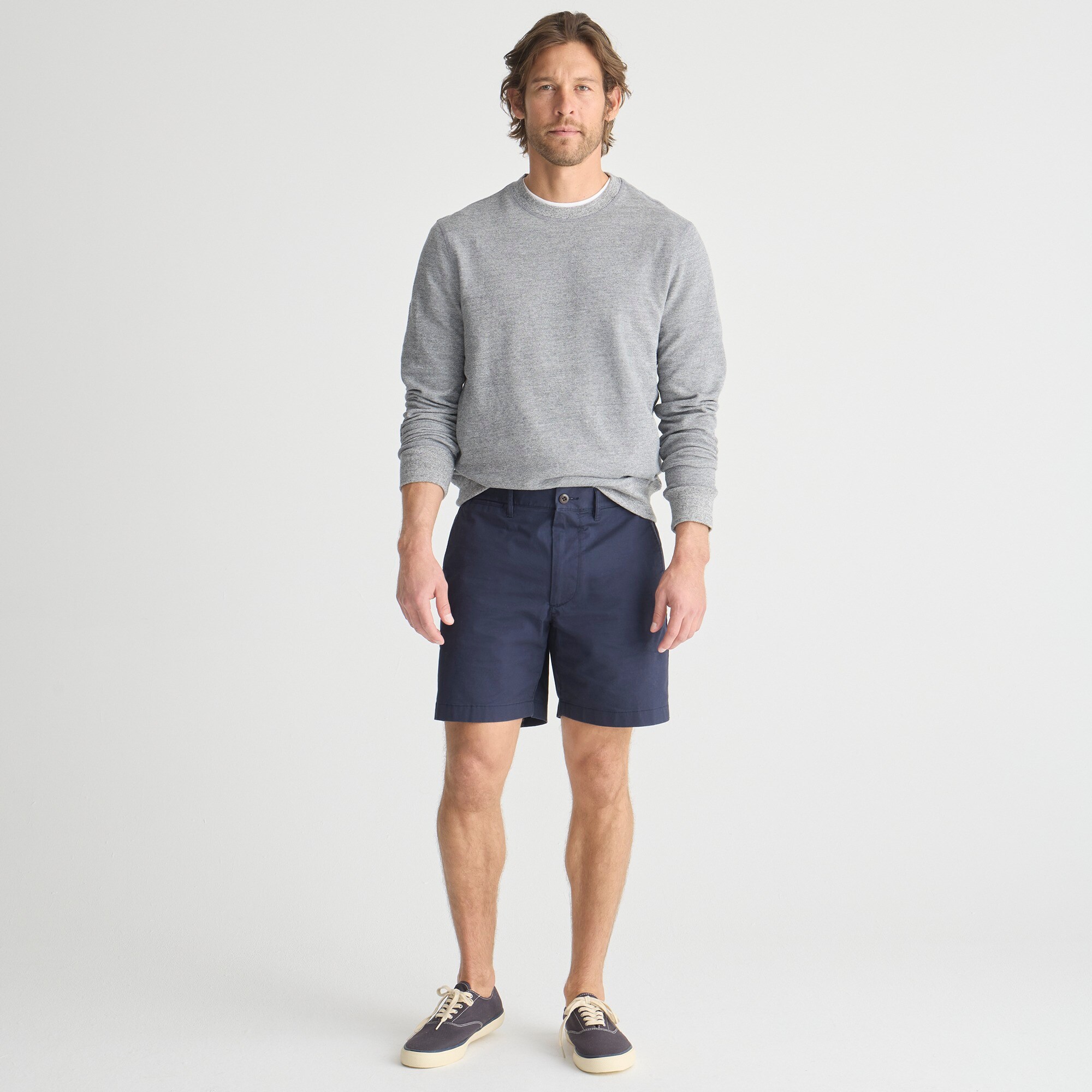 7" stretch chino short