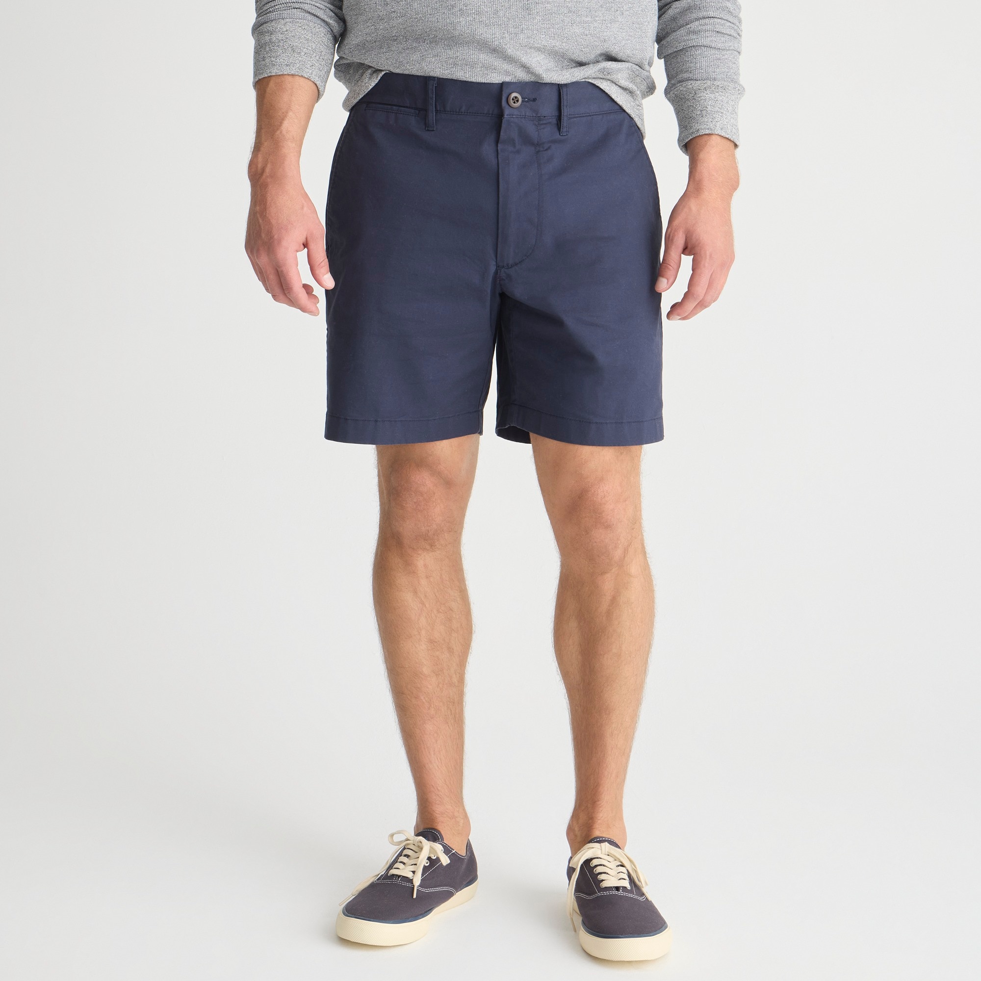 mens 7&quot; stretch chino short