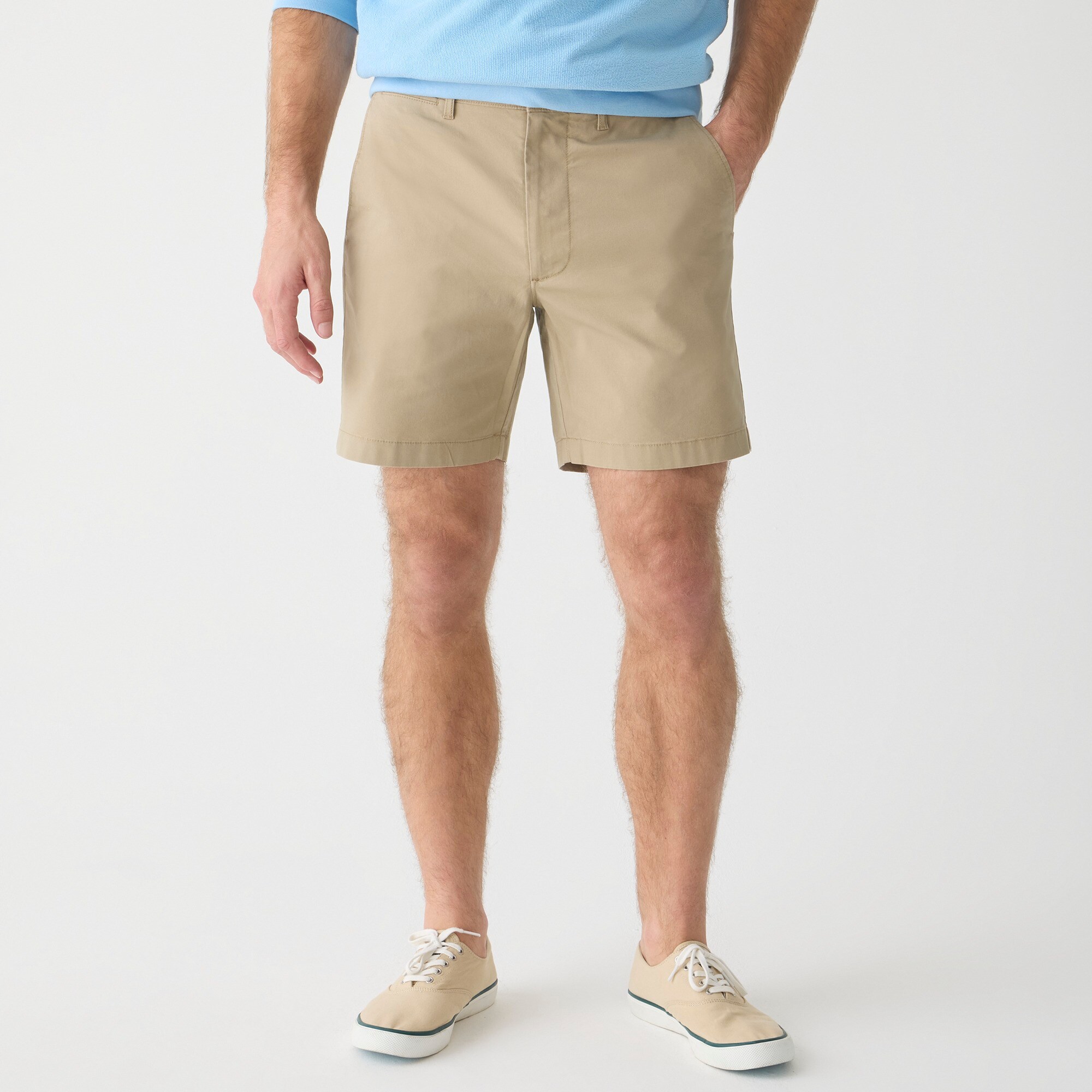 7" stretch chino short