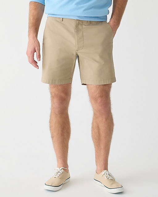 mens 7&quot; stretch chino short