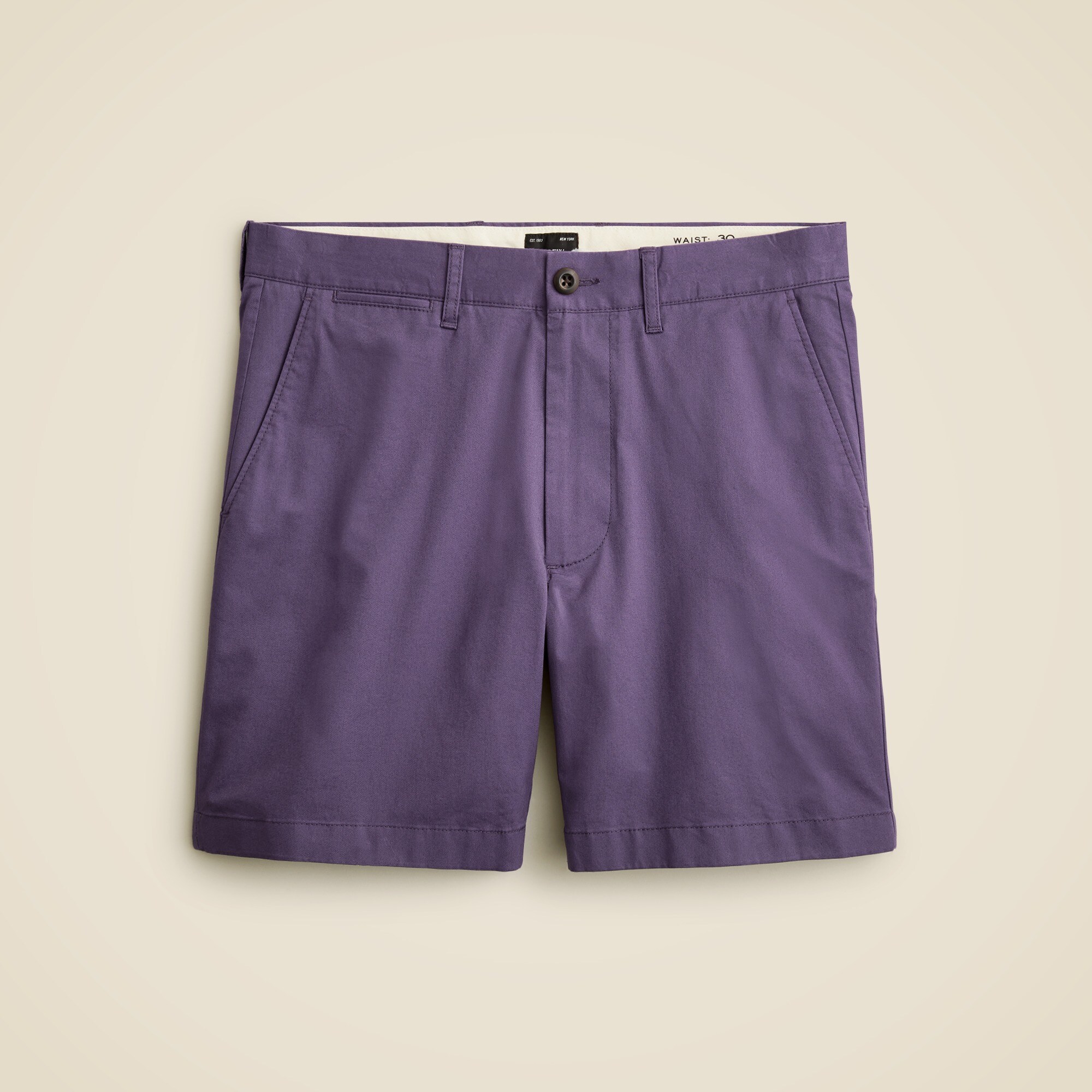 7" stretch chino short