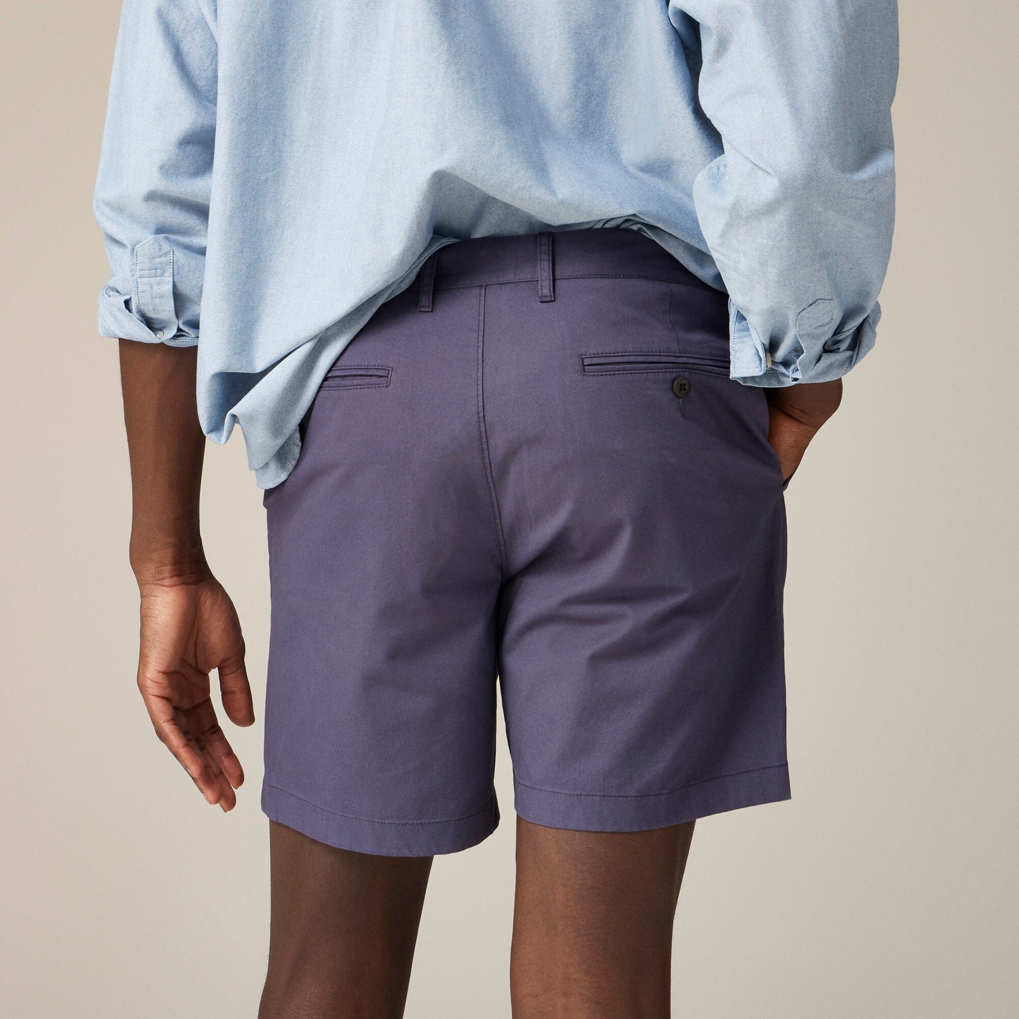 7" stretch chino short