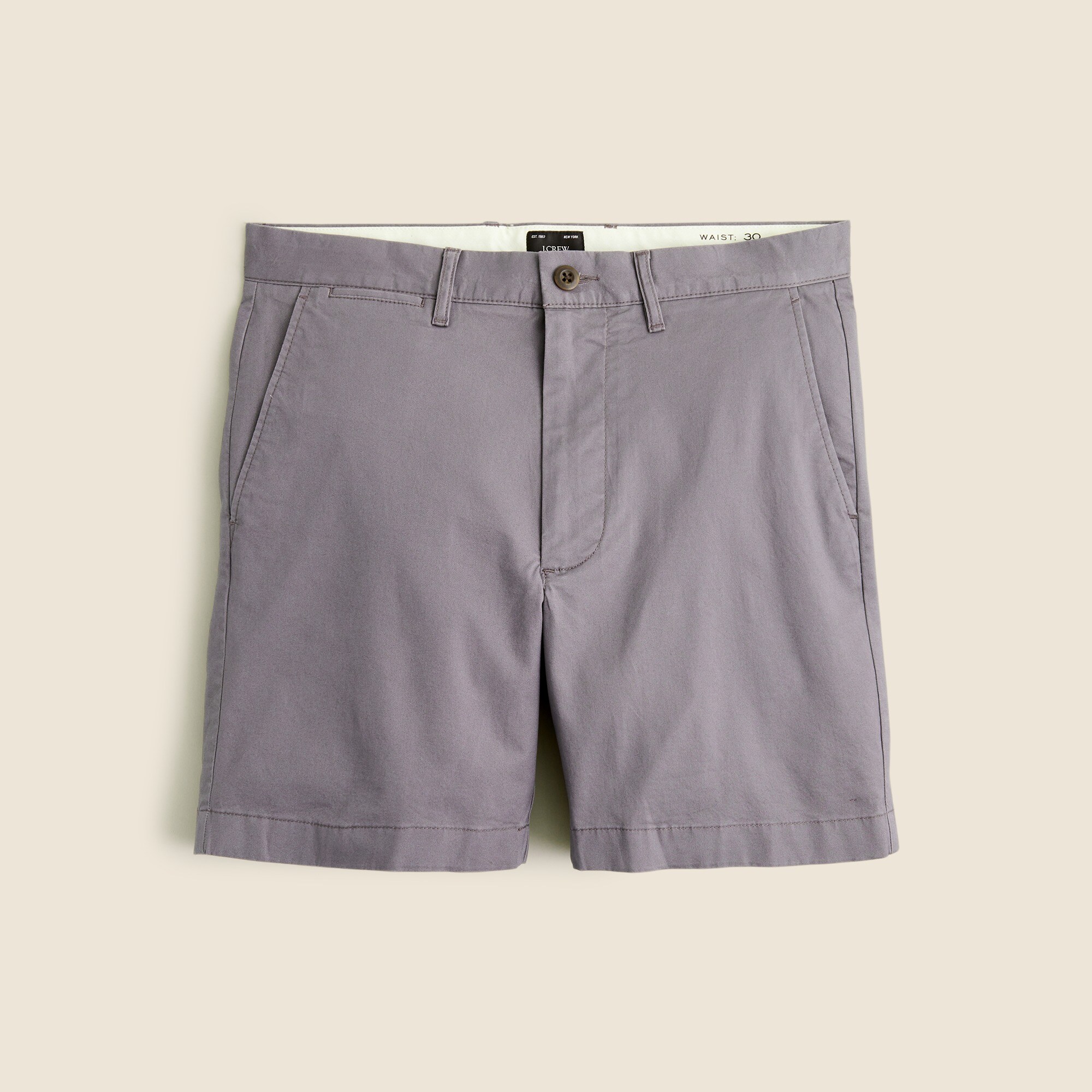 7" stretch chino short