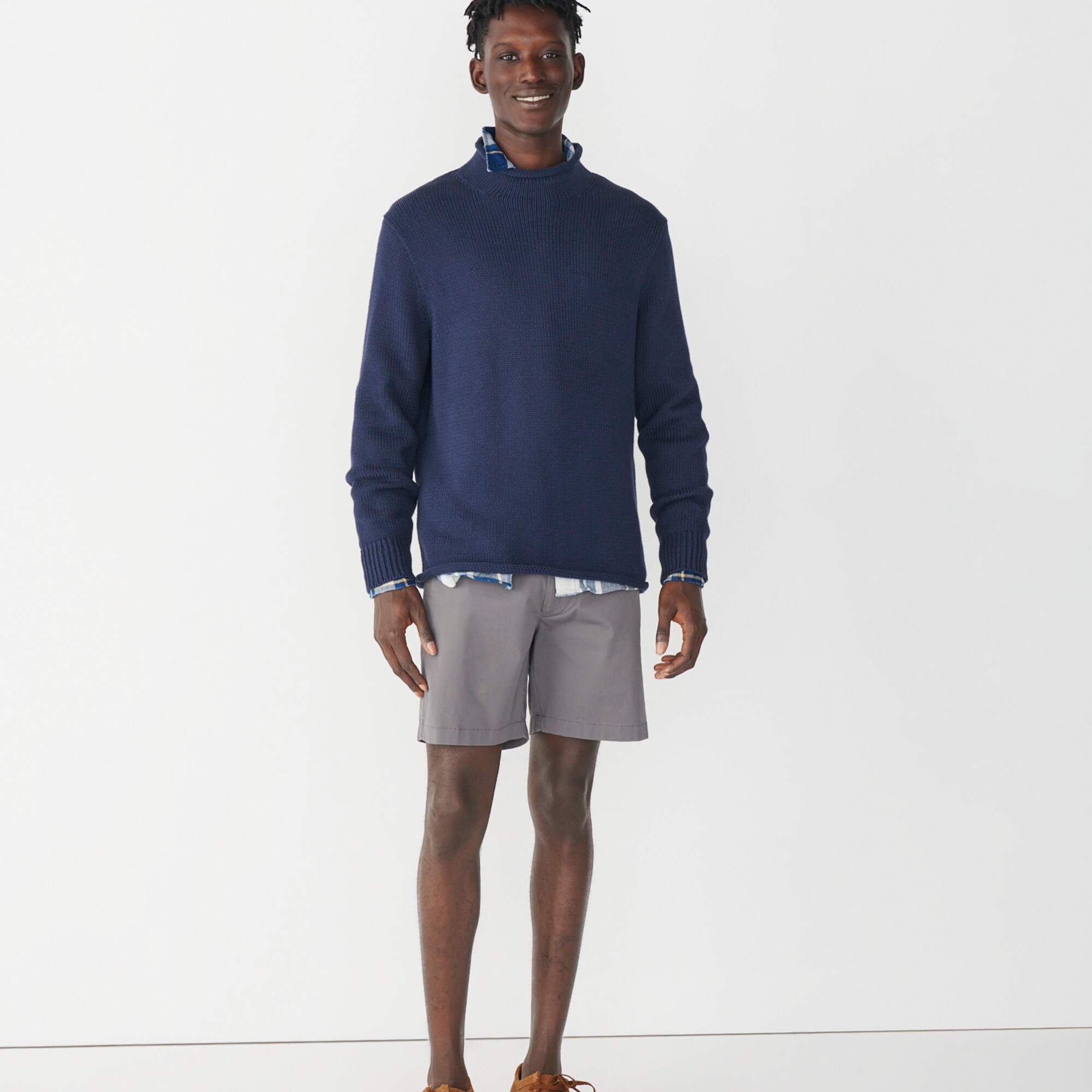 7" stretch chino short