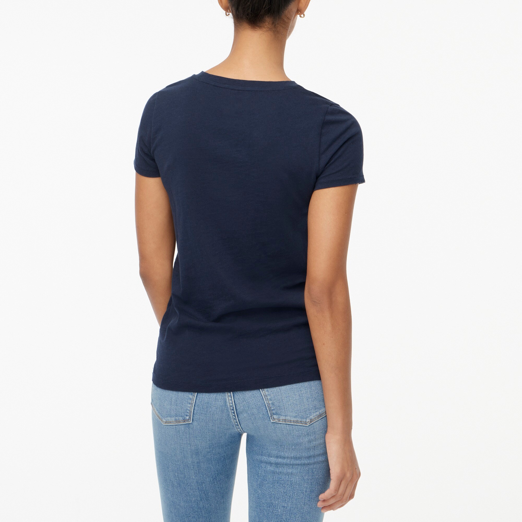 Vintage slub cotton crewneck tee