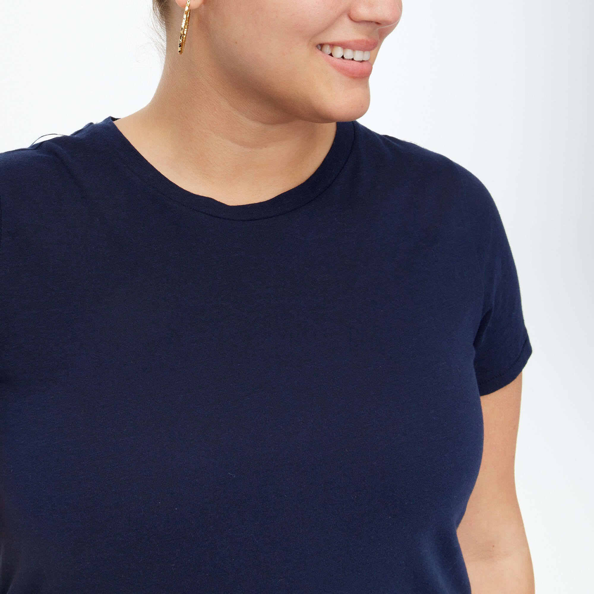 Vintage slub cotton crewneck tee