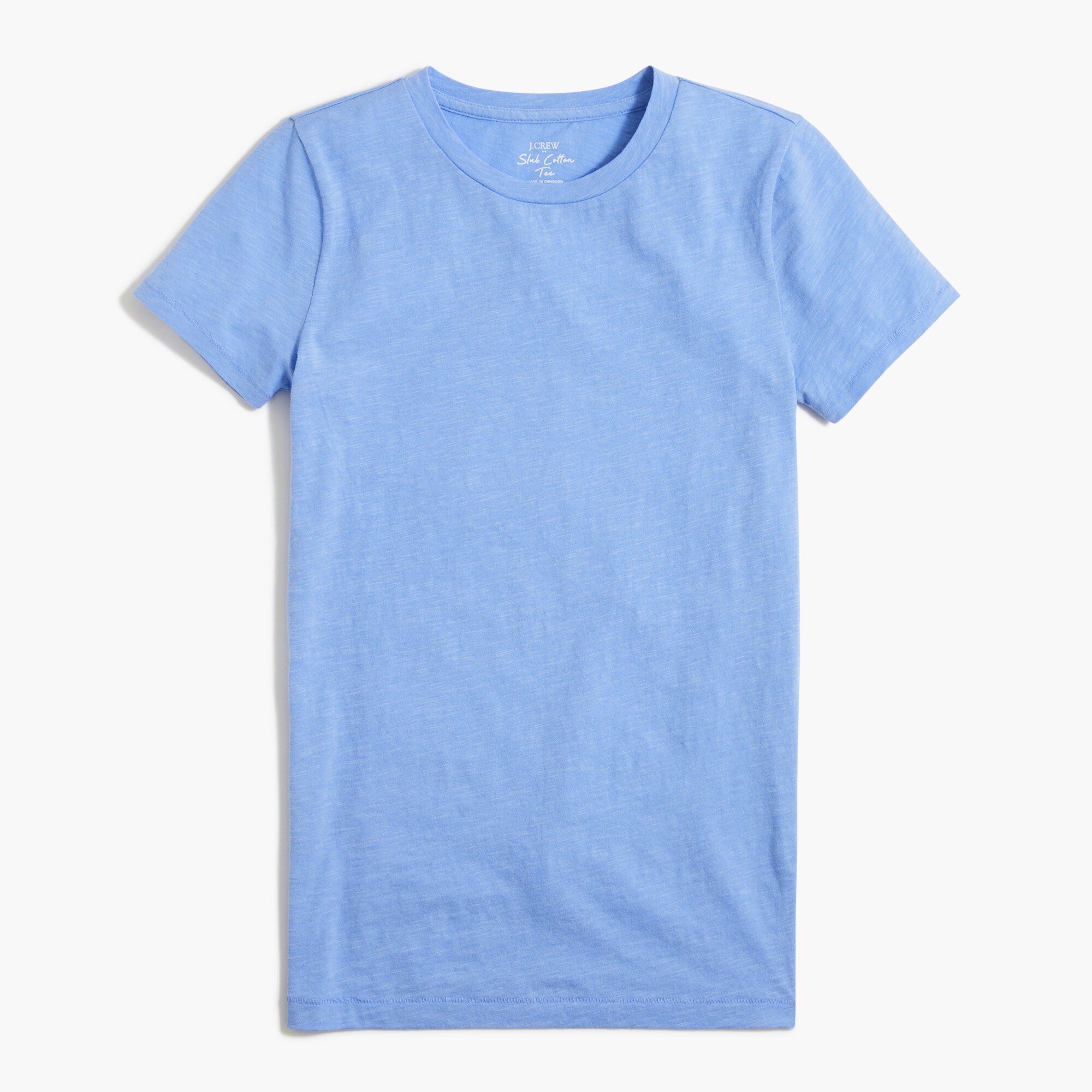 womens Vintage slub cotton crewneck tee