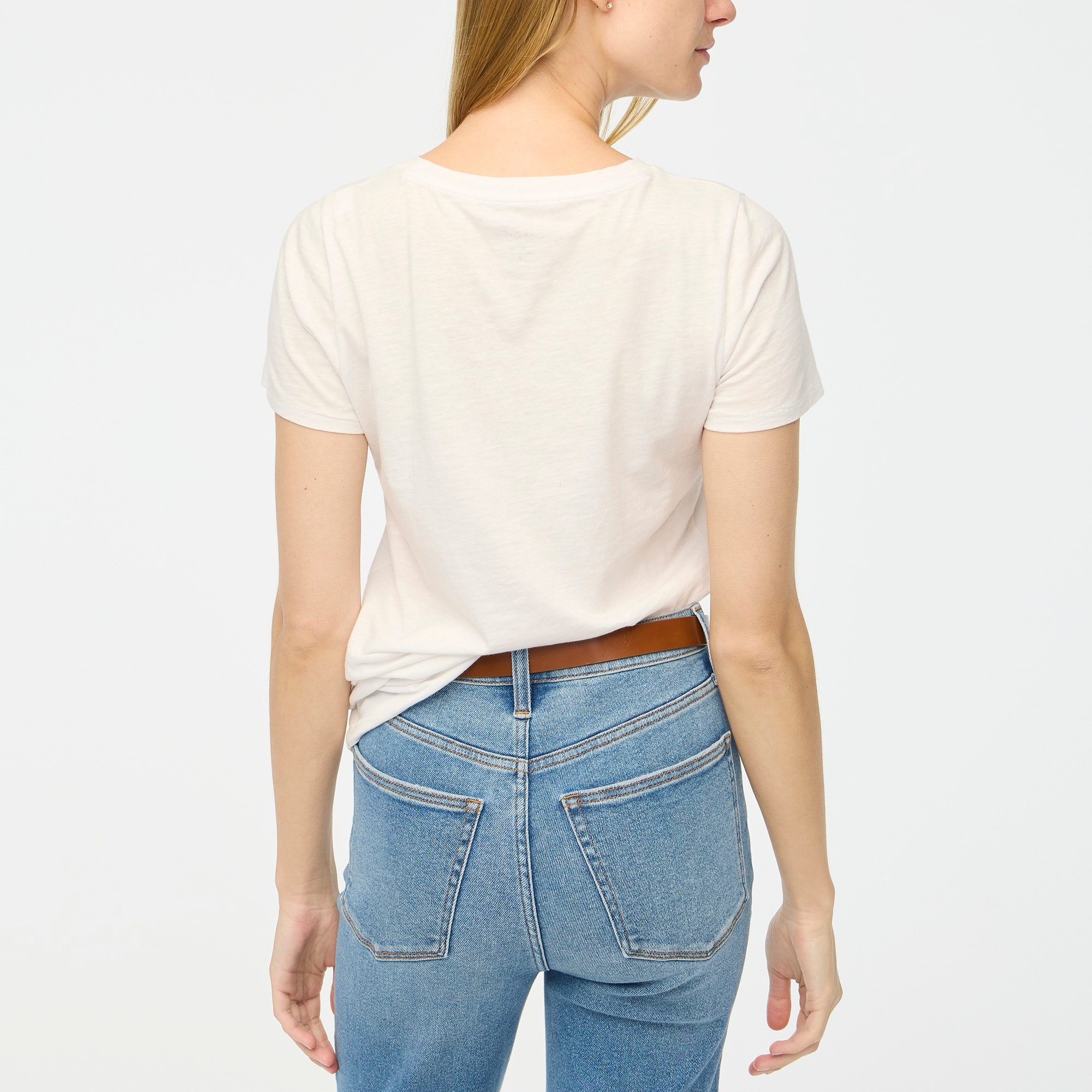 Vintage slub cotton crewneck tee