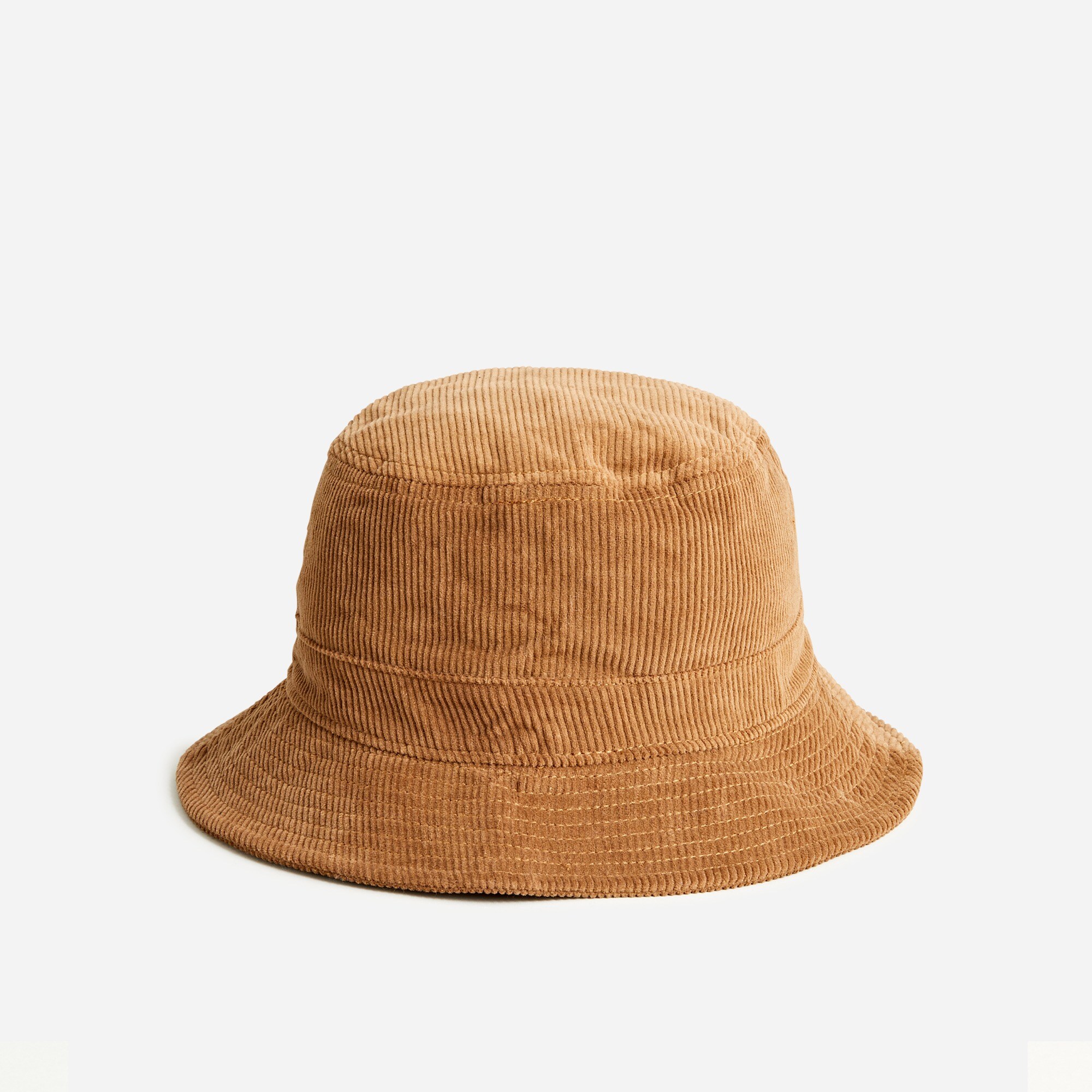 Garment-dyed corduroy bucket hat