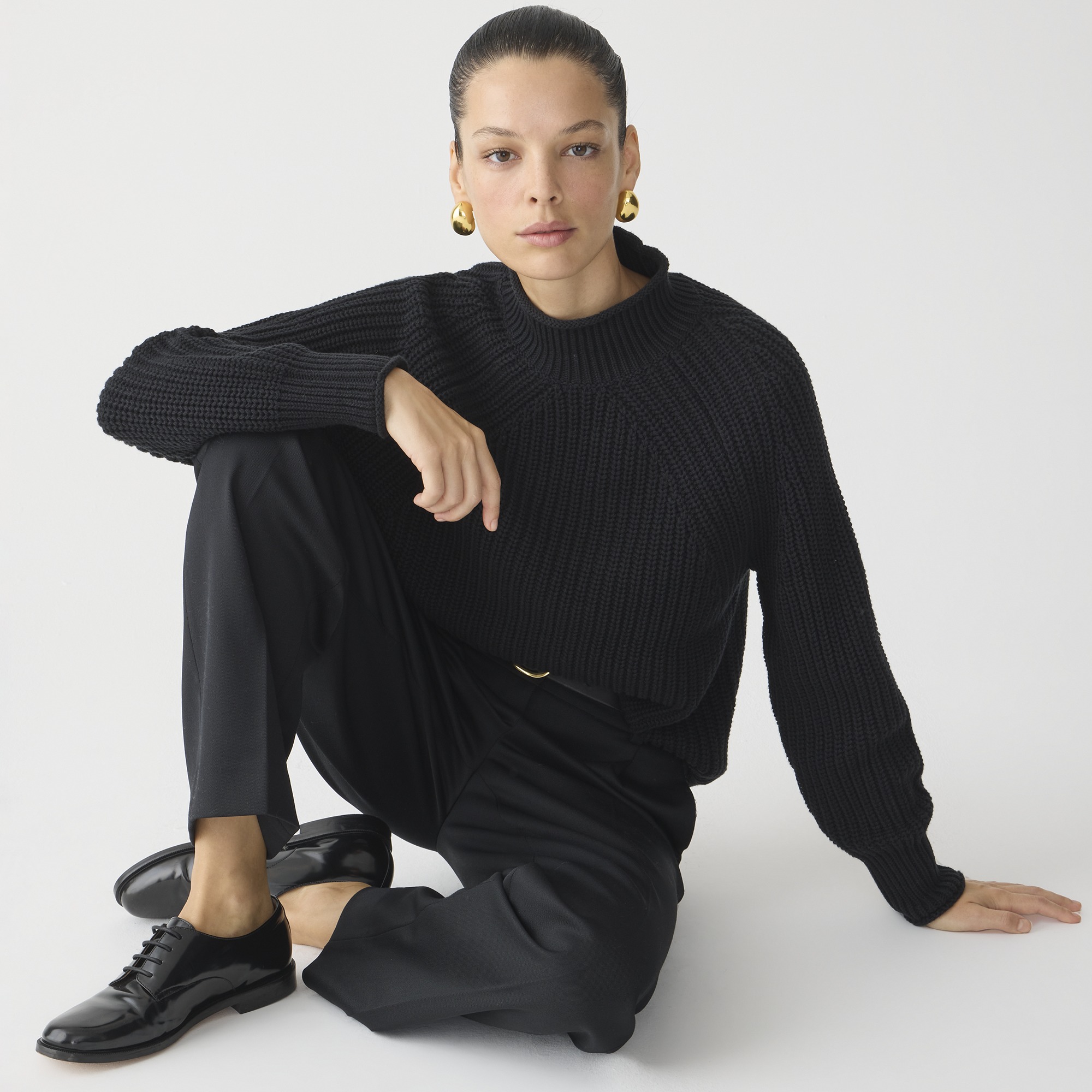j.crew: relaxed rollneck&trade; sweater for women