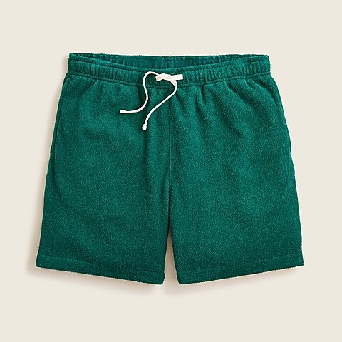 mens 6.5" short in terry cloth