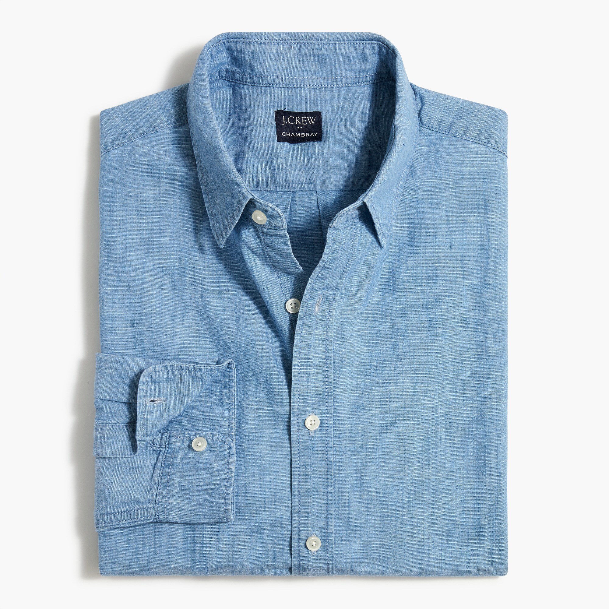 classic chambray shirt for men