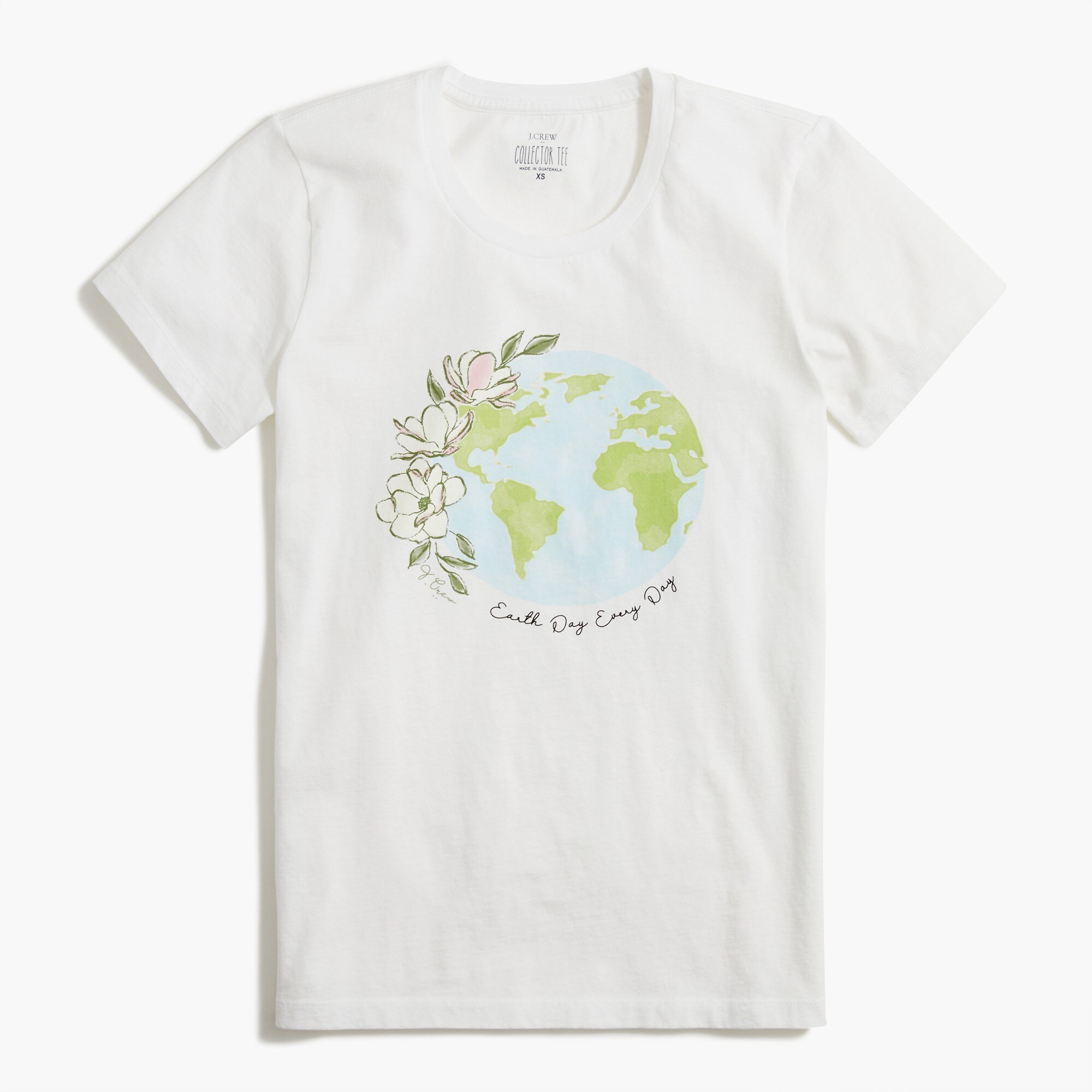 earth day graphic tee for women