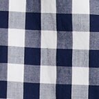 Gingham cotton poplin pajama pant WHITE ANTIQUE NAVY factory: gingham cotton poplin pajama pant for men